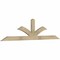 Ekena Millwork Richland Rough Sawn Timber Gable Bracket, Douglas Fir, 84"W x 21"H x 2"D x 4"F, 6/12 Pitch GBW084X21X0204RIC00RDF - alternate 4